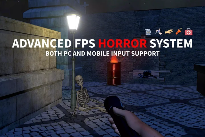 Advanced First Person Horror FPS Kit for Both Mobile & PC Platforms
