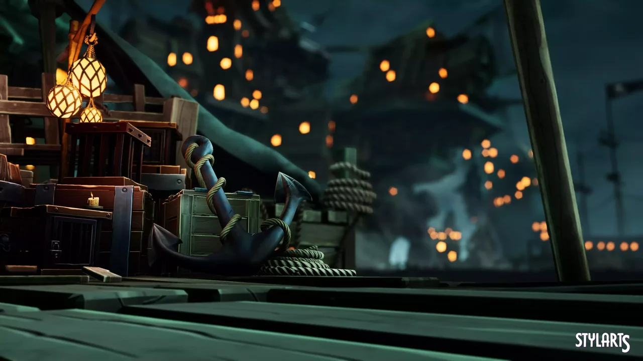 Stylized Pirate Port City
