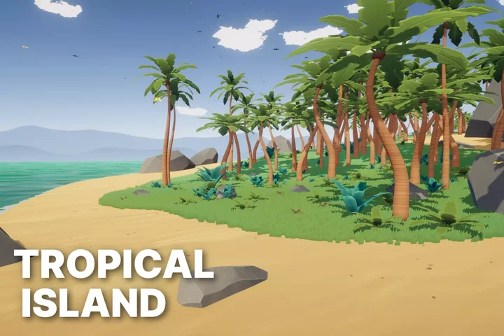Tropical Island - Stylized Fantasy RPG Environment