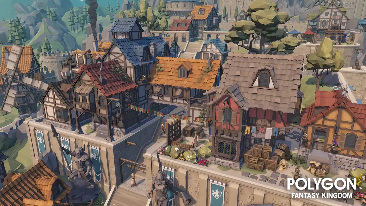 POLYGON Fantasy Kingdom - Low Poly 3D Art by Synty
