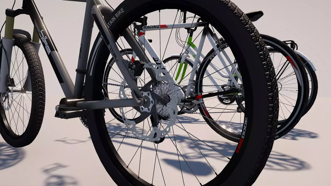 Bikes Pack with LOD