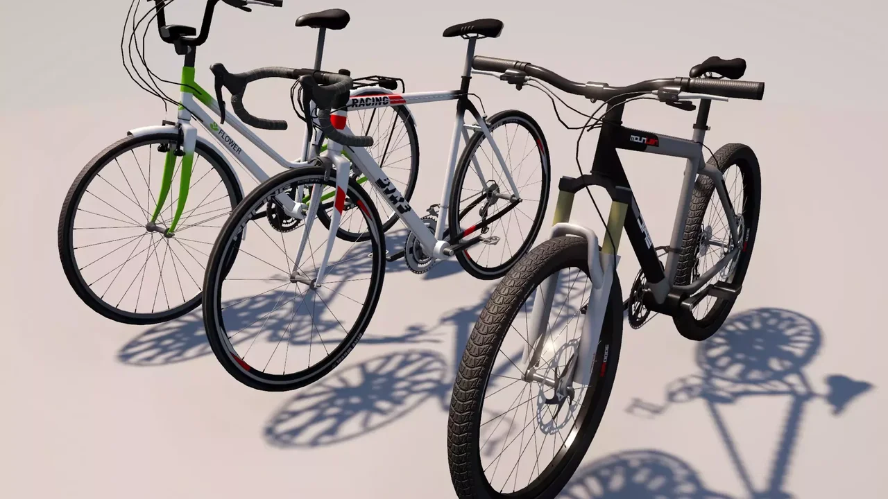 Bikes Pack with LOD