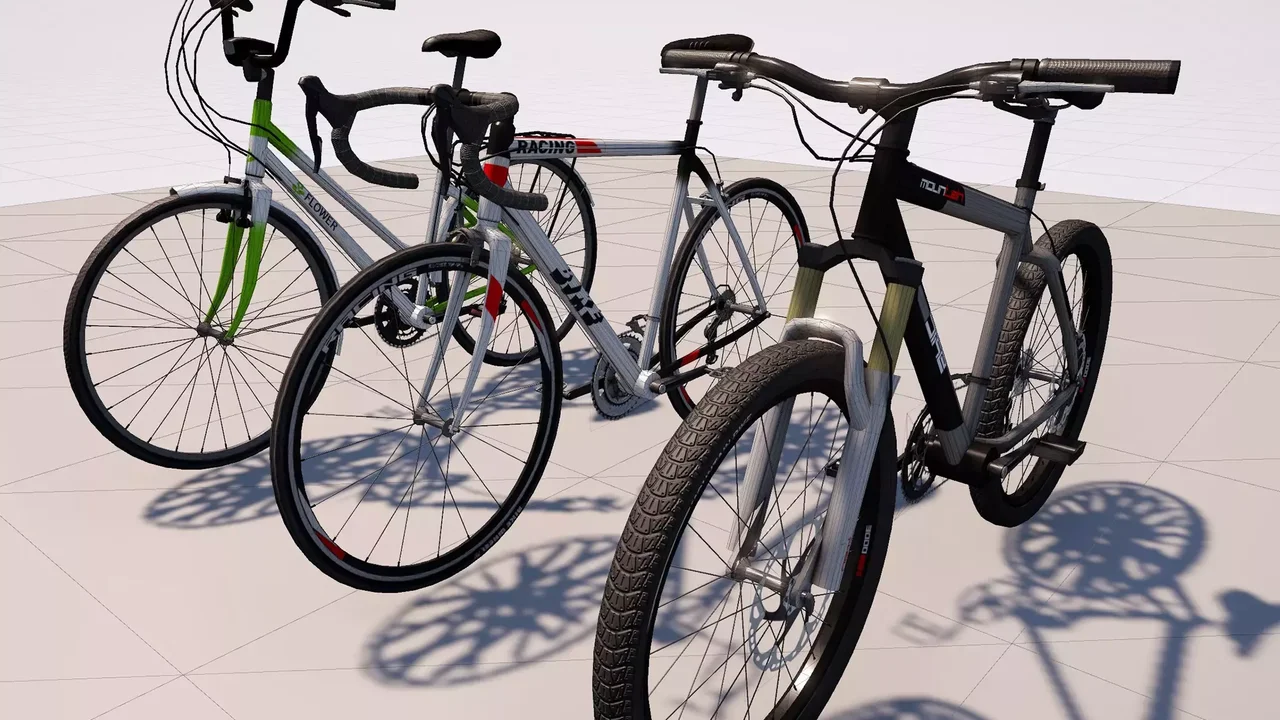 Bikes Pack with LOD