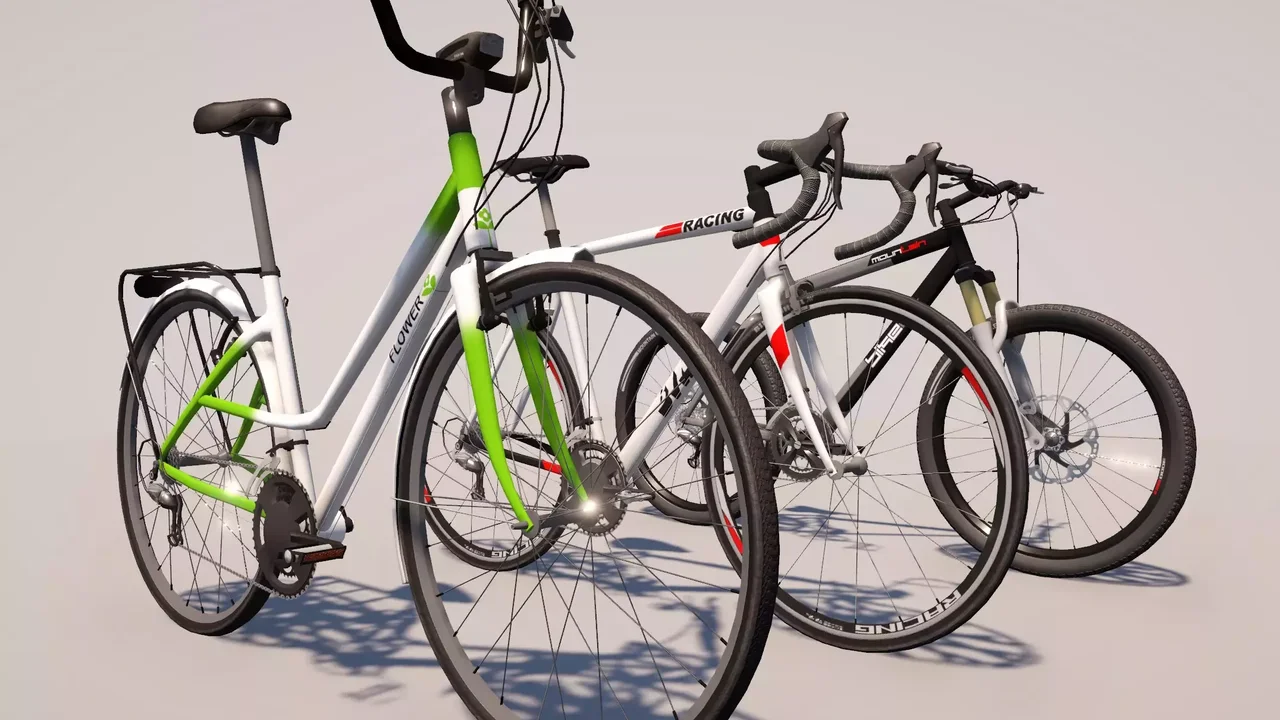 Bikes Pack with LOD