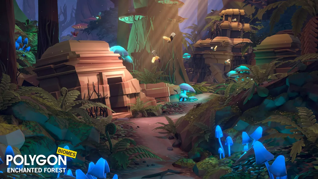 POLYGON - Enchanted Forest - Nature Biomes - 3D Environment Art by Synty