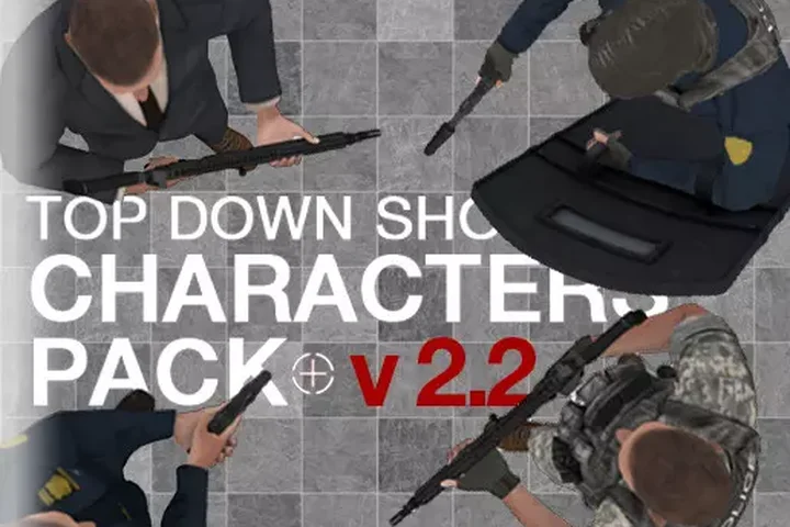 Top Down Shooter Characters pack