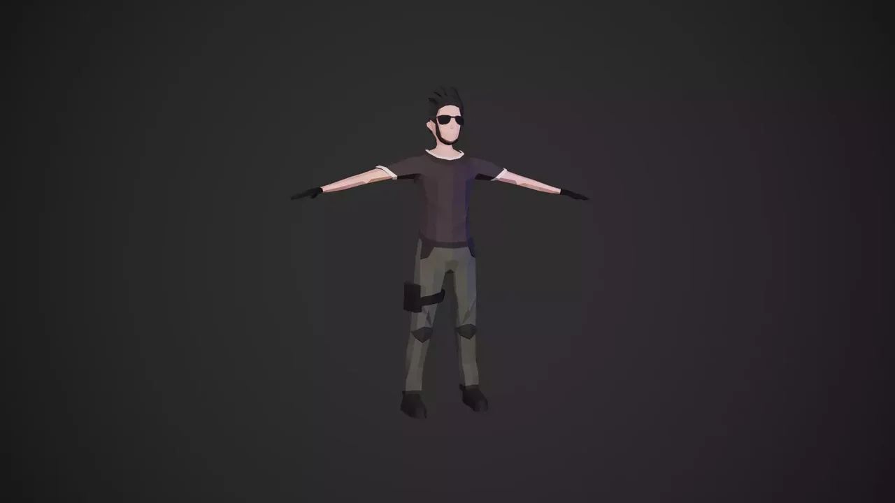 LOW POLY CHARACTERS CUSTOMIZABLE/MODULAR ( MALE AND FEMALE )