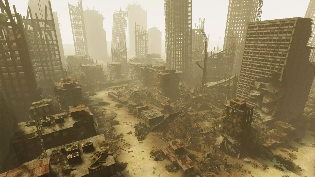 Post Apocalyptic Destroyed Buildings