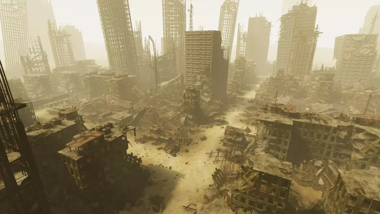 Post Apocalyptic Destroyed Buildings