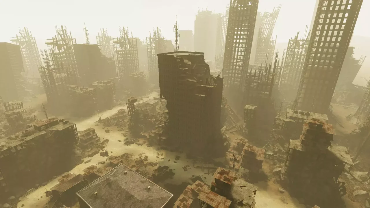 Post Apocalyptic Destroyed Buildings