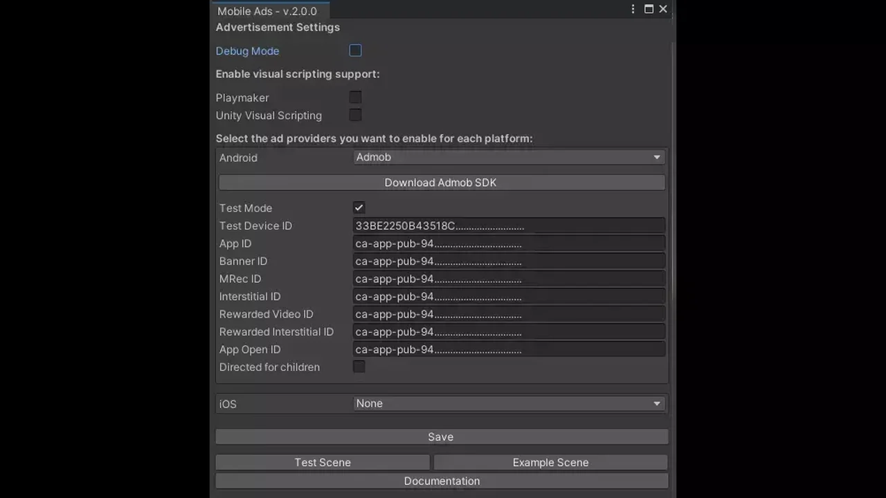 Mobile Tools v2.0 + Example Game