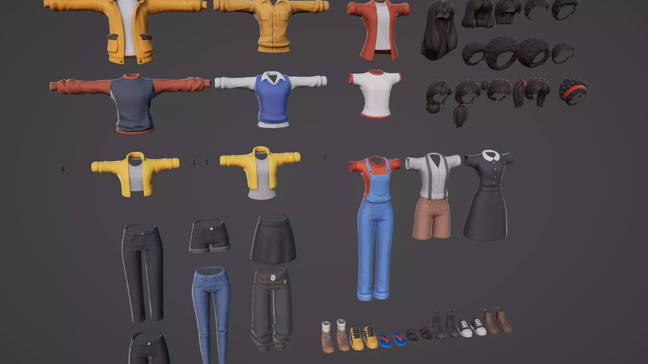 Modular Stylized Character