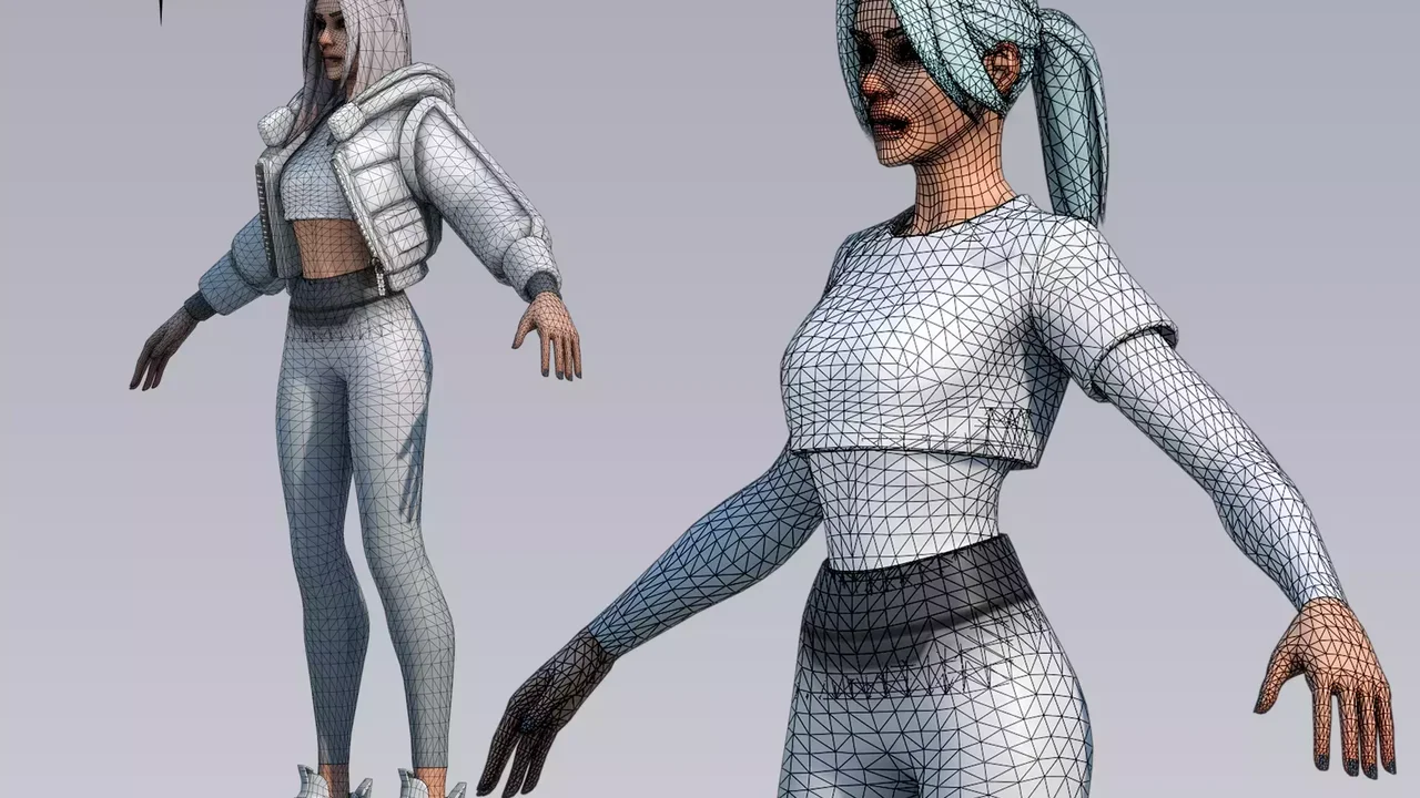 Stylized Modular Character (Female)