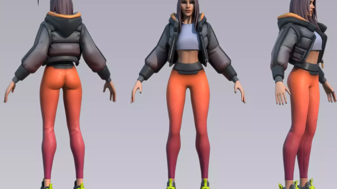 Stylized Modular Character (Female)