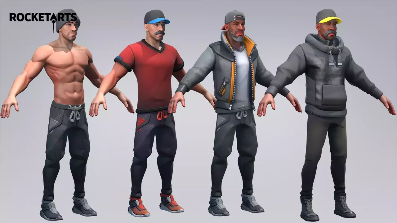 Stylized Modular Character (Male)