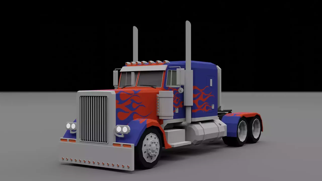 Low Poly Truck Pack