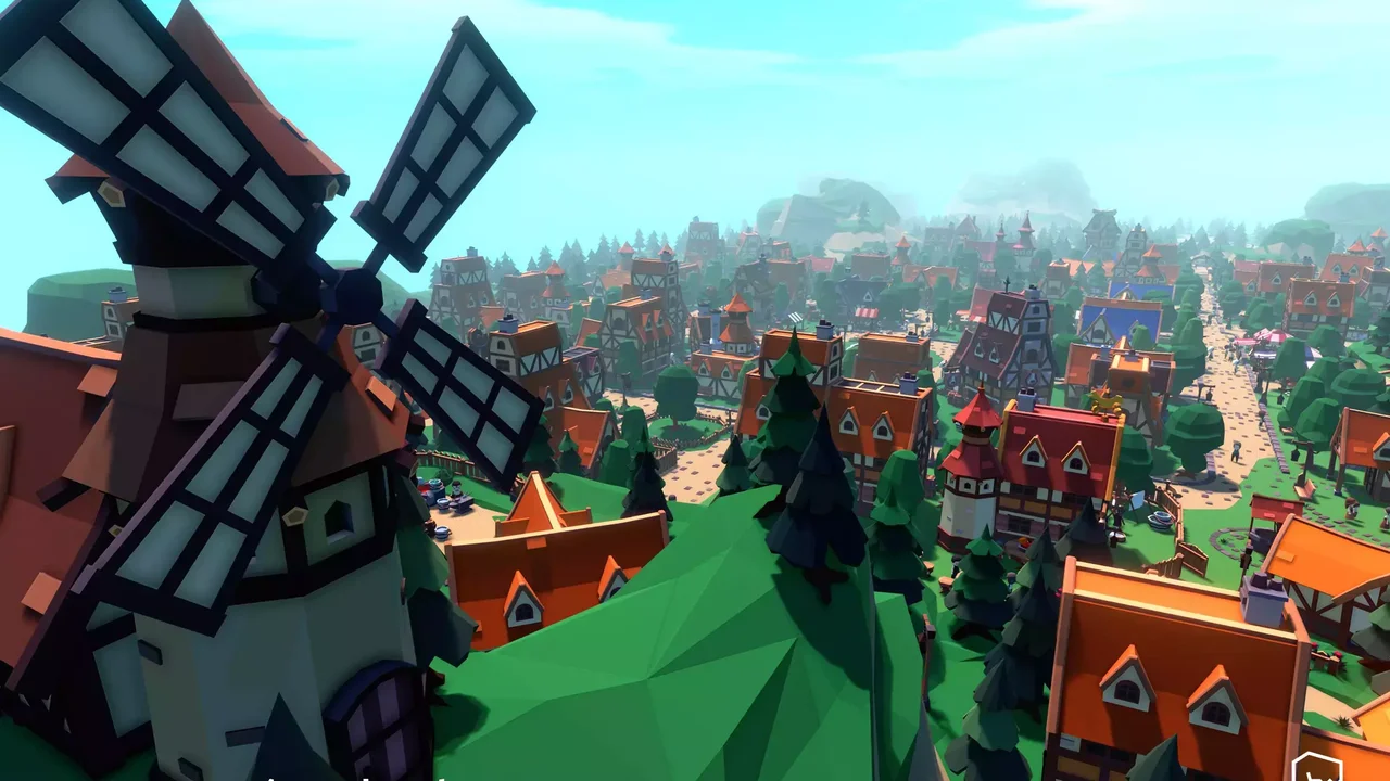 EPIC Fantasy Town - Low Poly 3D Art