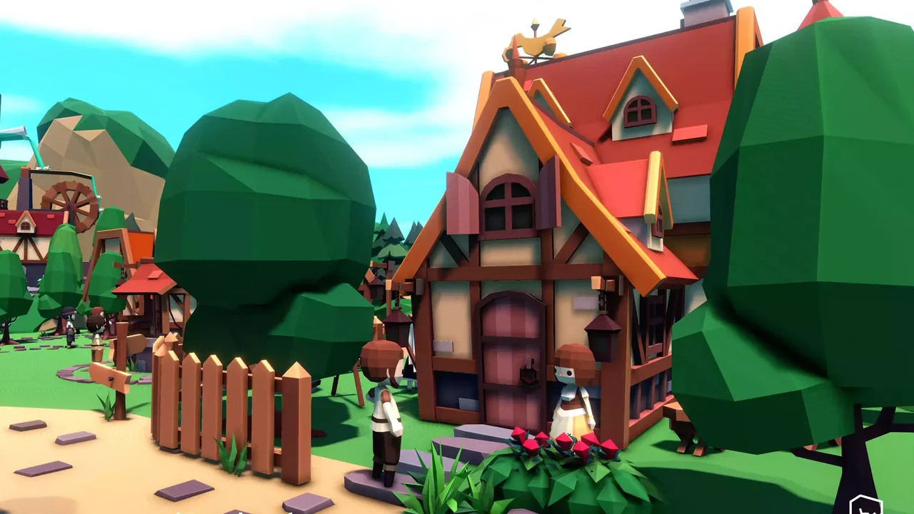 EPIC Fantasy Town - Low Poly 3D Art