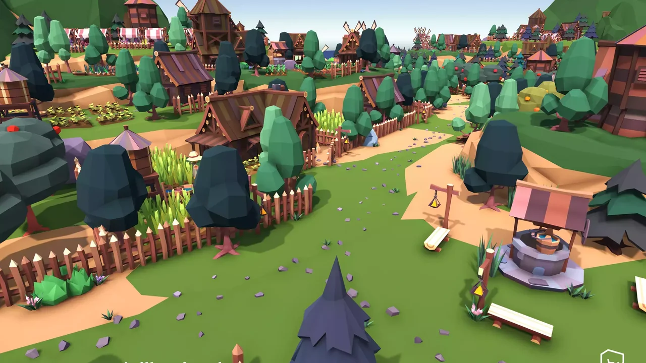 EPIC Fantasy Village - Low Poly 3D Art