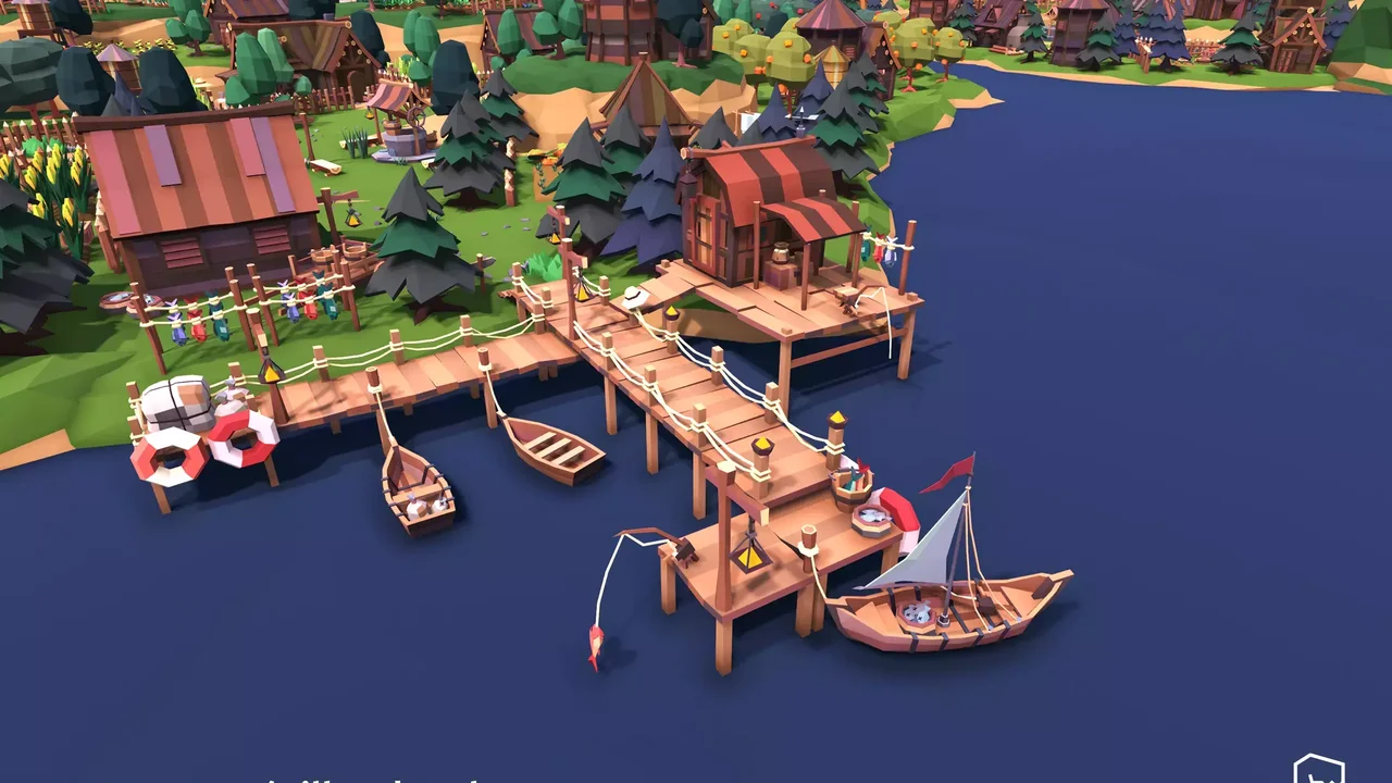 EPIC Fantasy Village - Low Poly 3D Art