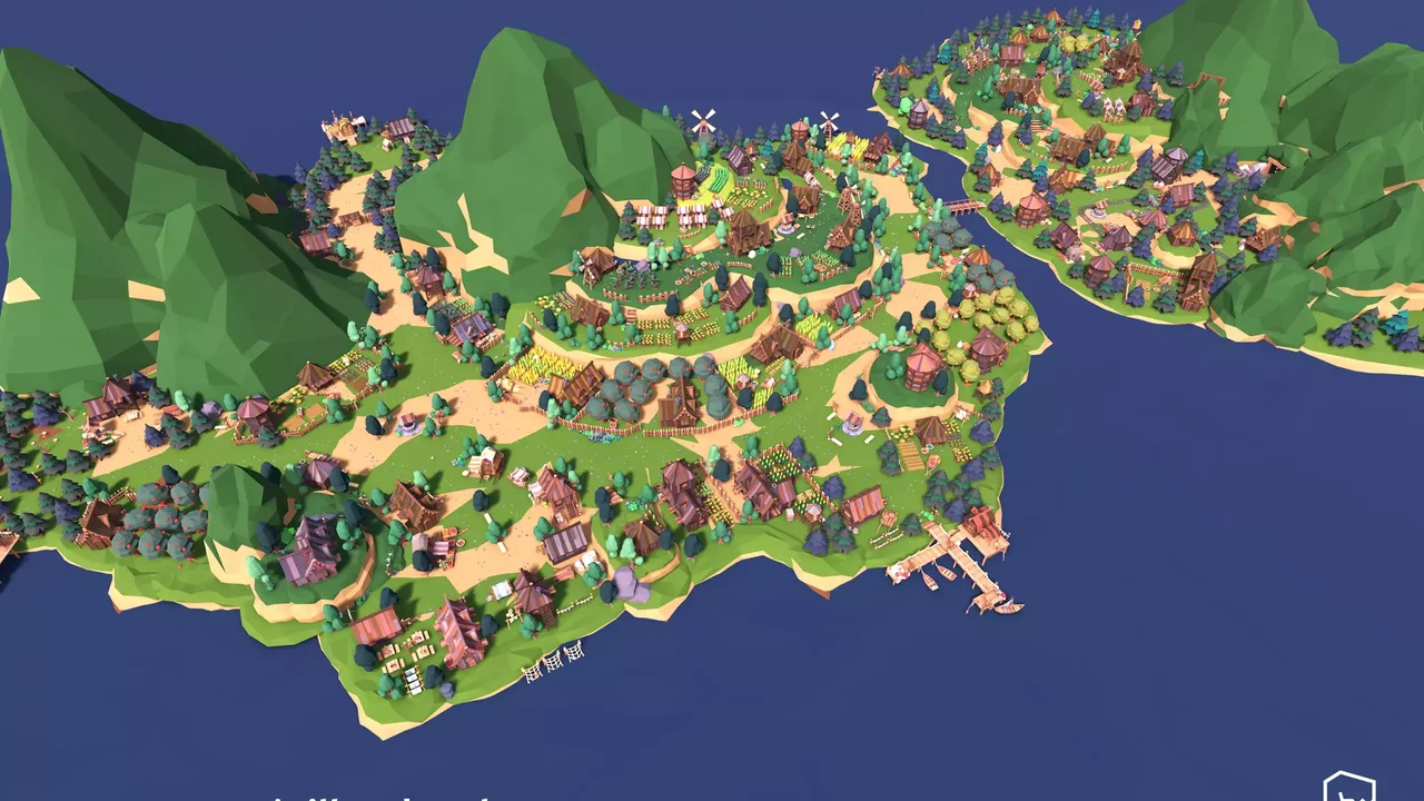 EPIC Fantasy Village - Low Poly 3D Art