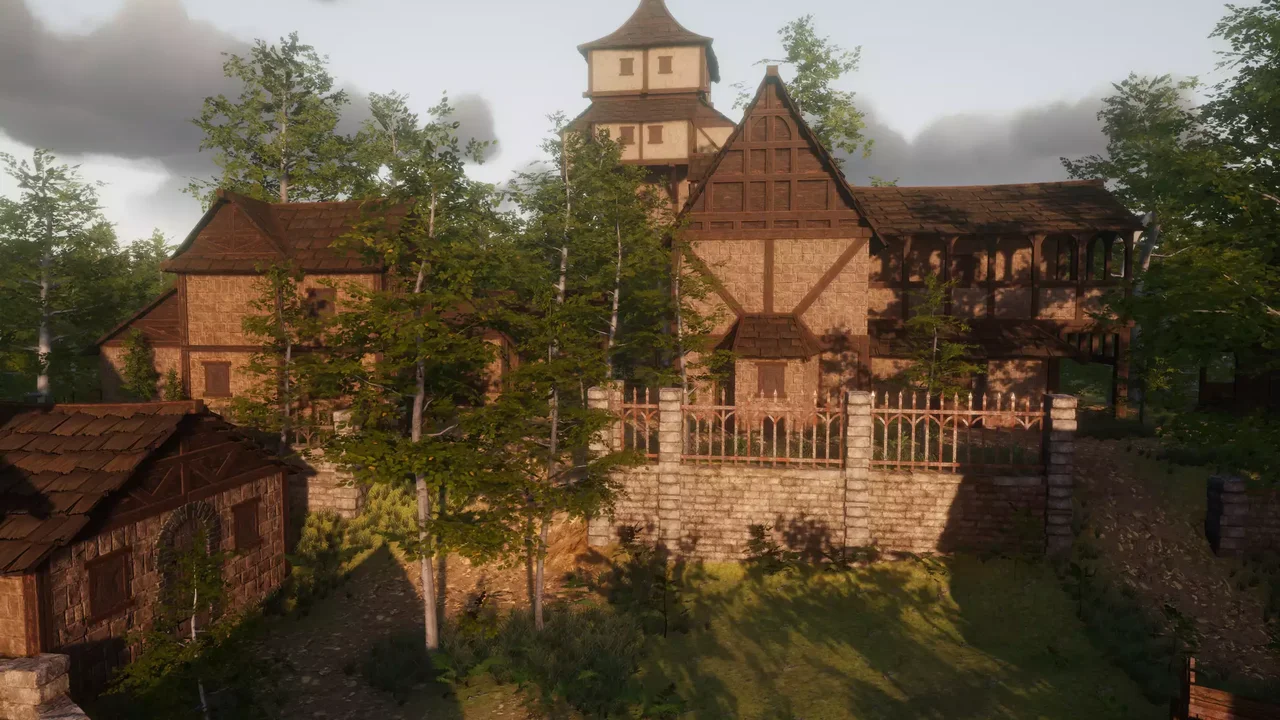 Medieval Fantasy Town Village Environment for RPG FPS