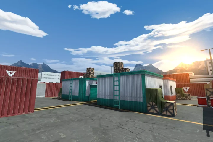 Mobile FPS Game Environment & Assets, ice world map