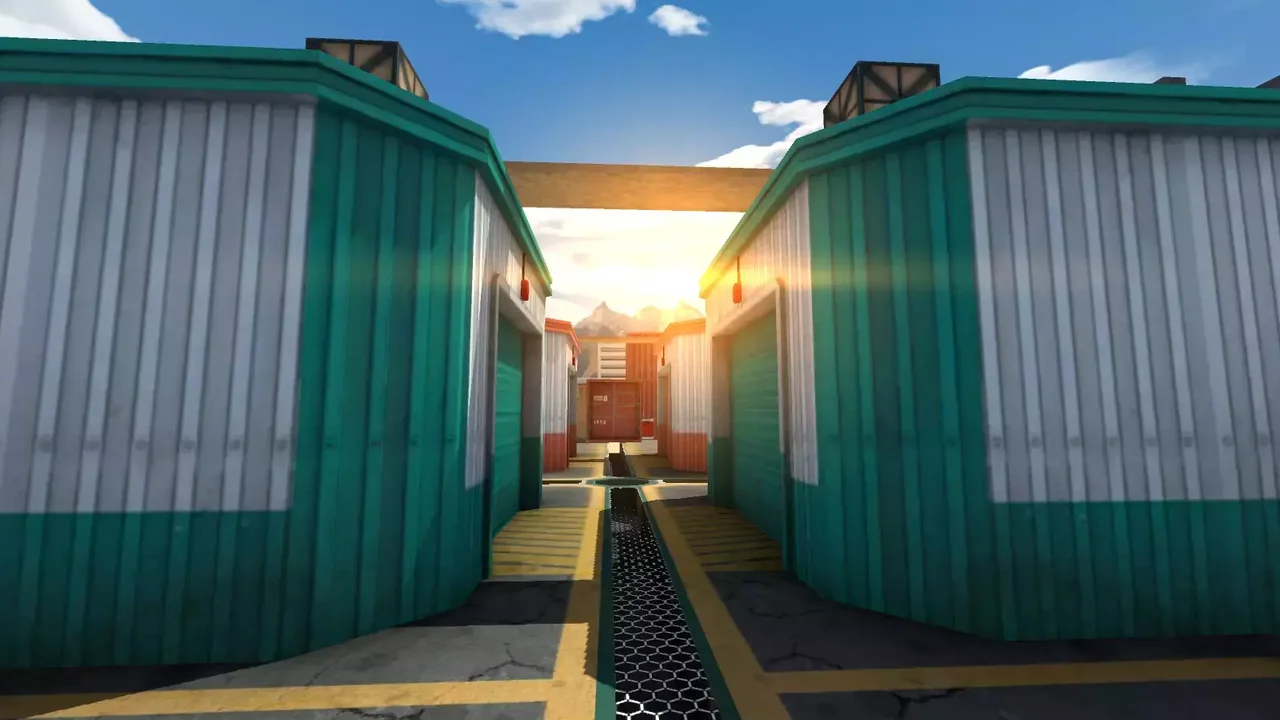 Mobile FPS Game Environment & Assets, ice world map