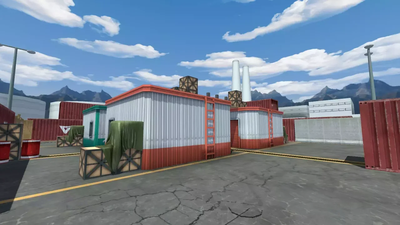 Mobile FPS Game Environment & Assets, ice world map