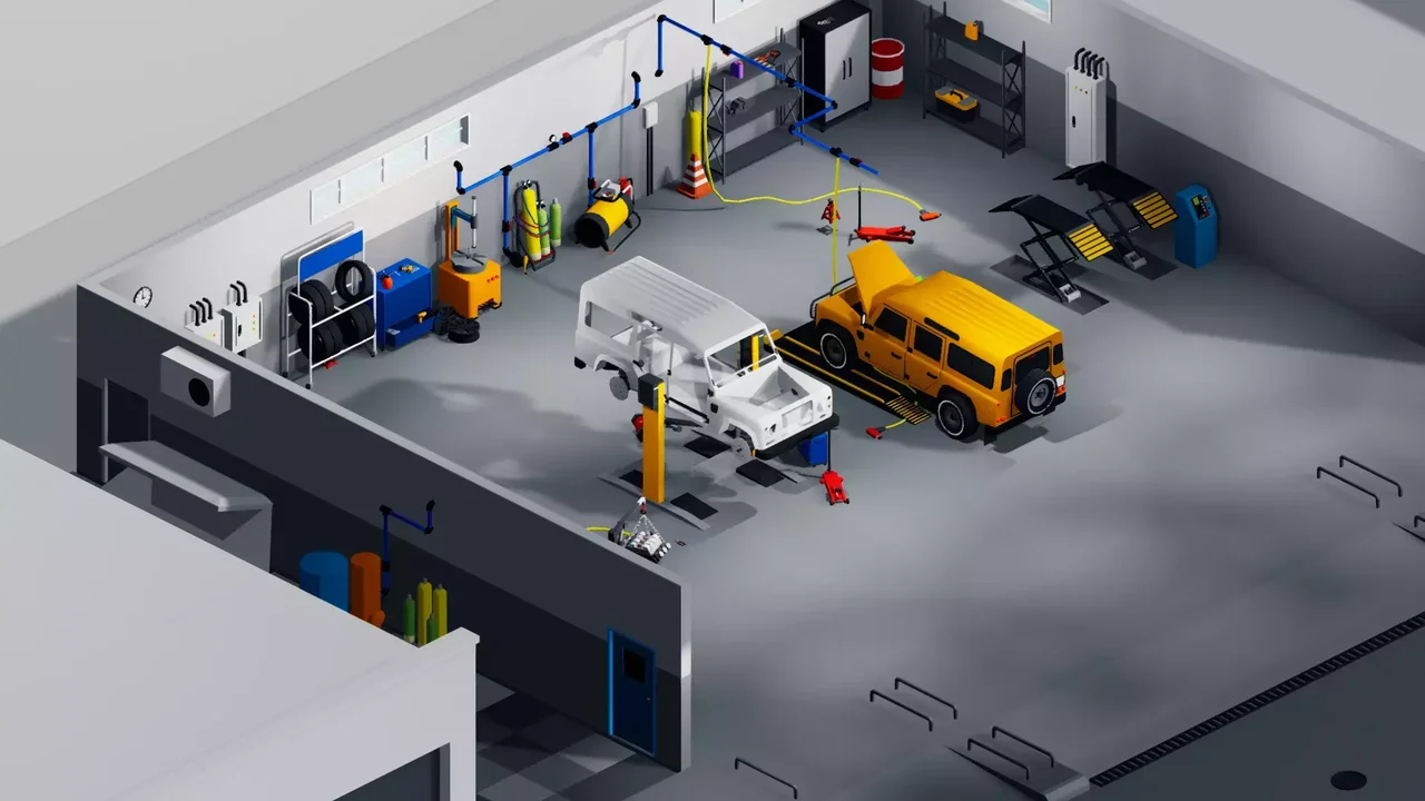 Megapoly.Art - Mechanic Shop Pack