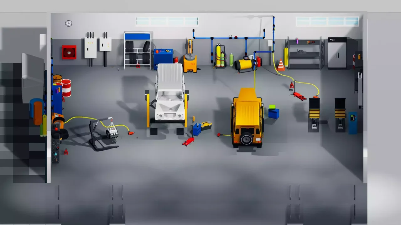Megapoly.Art - Mechanic Shop Pack