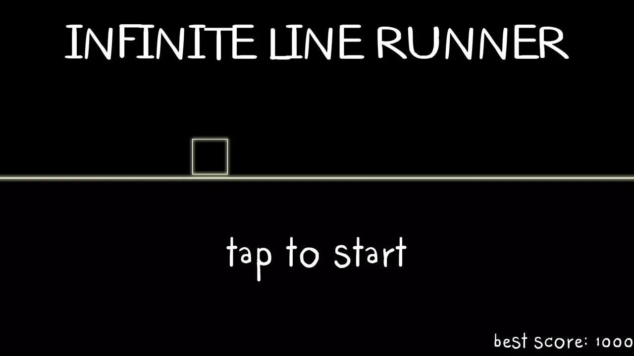 Infinite 2d line runner - avoid triangle obstacles