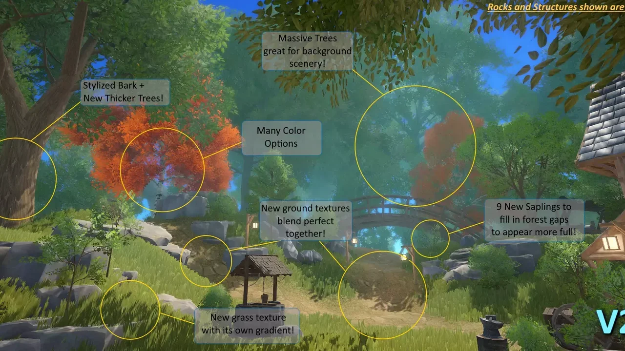 Stylized Trees and Foliage