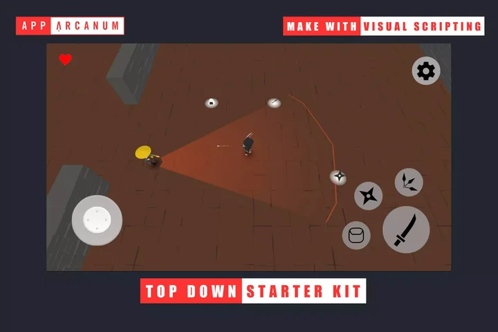 Top Down Starter Kit - 3D - Visual Scripting