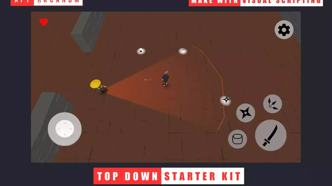 Top Down Starter Kit - 3D - Visual Scripting