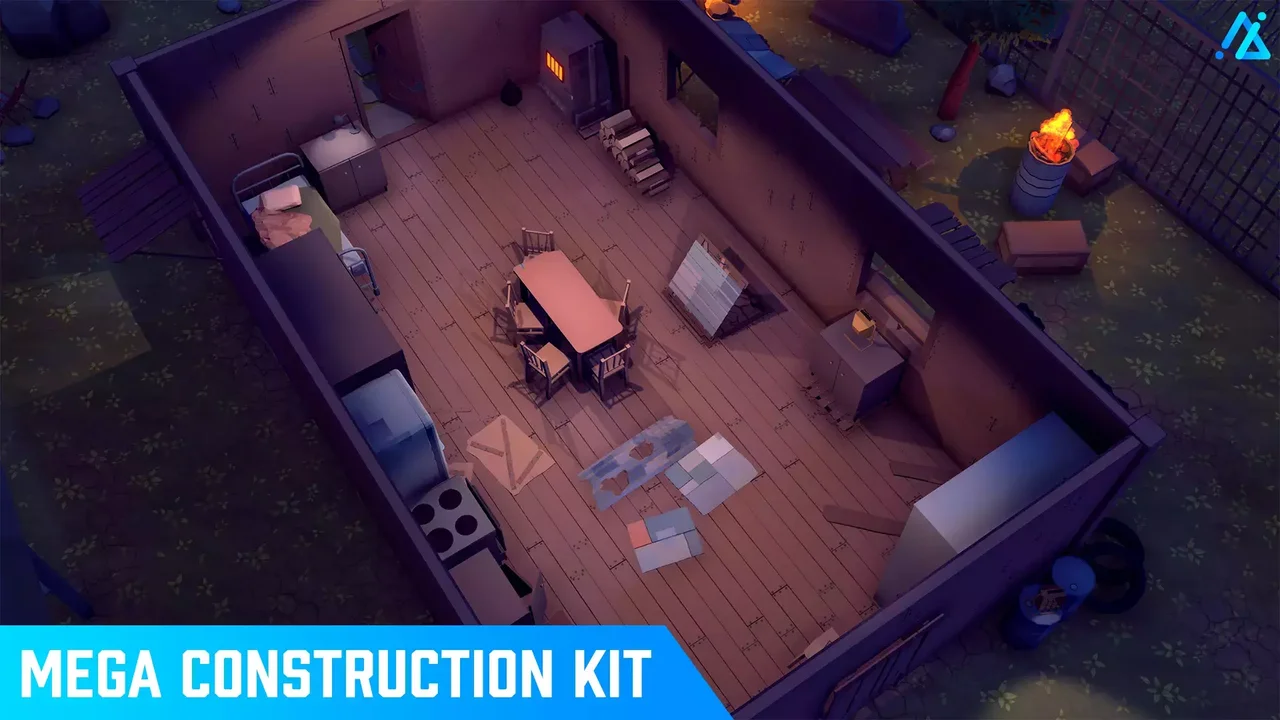 POLY - Mega Survival Construction Kit (Unity)