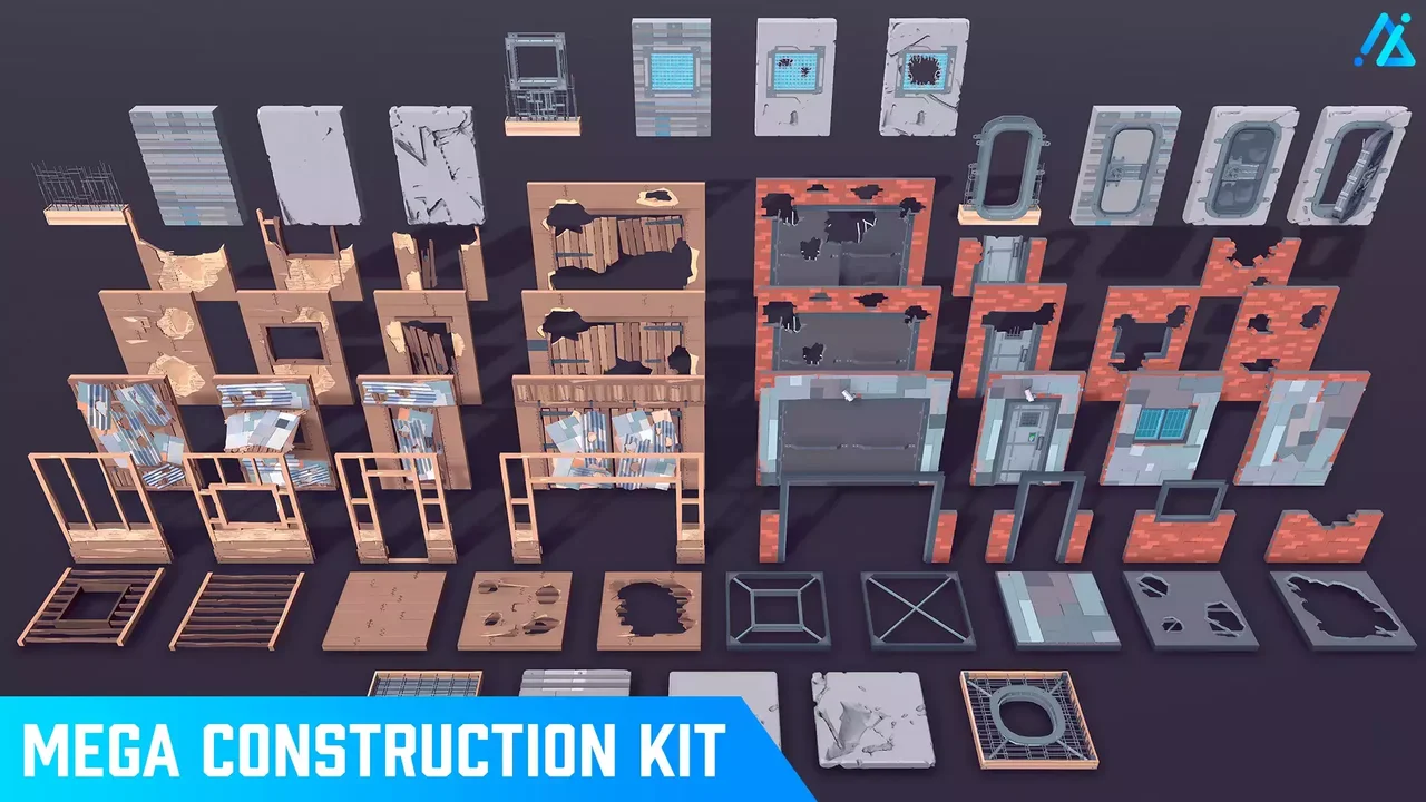 POLY - Mega Survival Construction Kit (Unity)