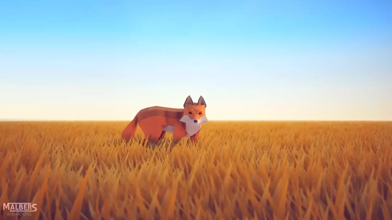 Poly Art: Fox