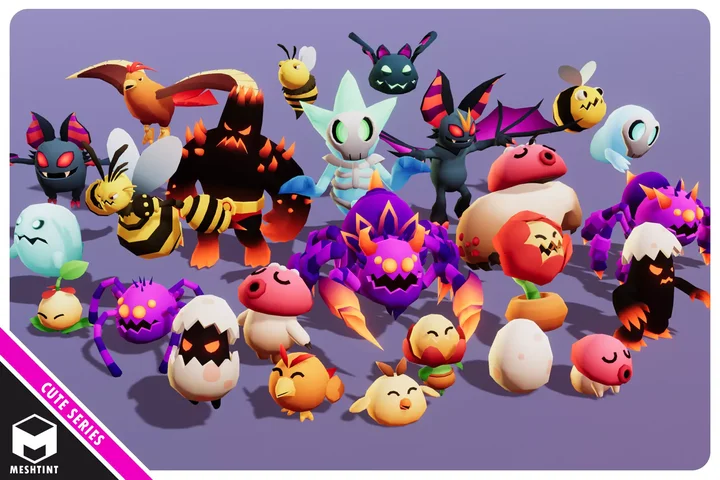 Monsters Ultimate Pack 01 Cute Series