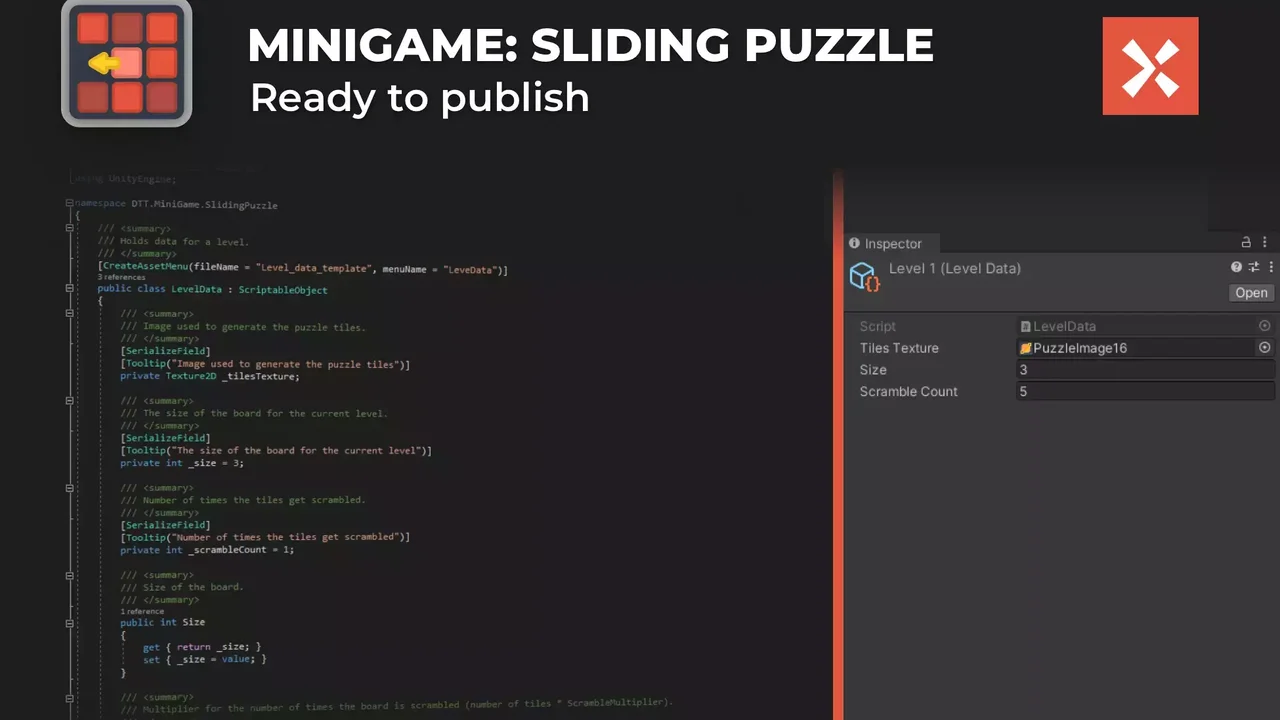 Sliding Puzzle Game Template
