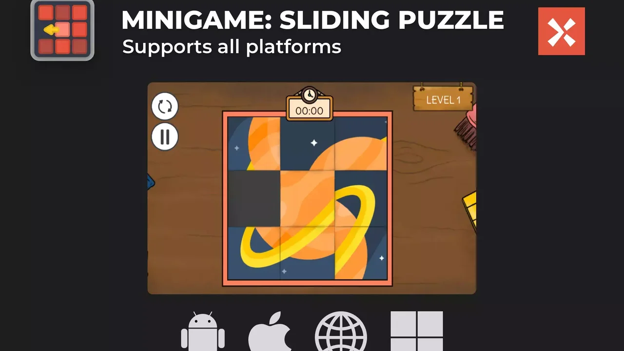 Sliding Puzzle Game Template