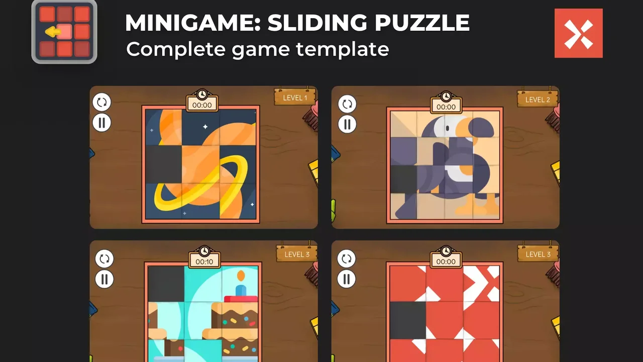 Sliding Puzzle Game Template