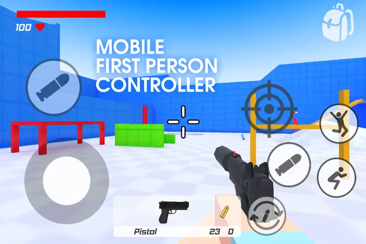 Advanced Mobile First Person Controller