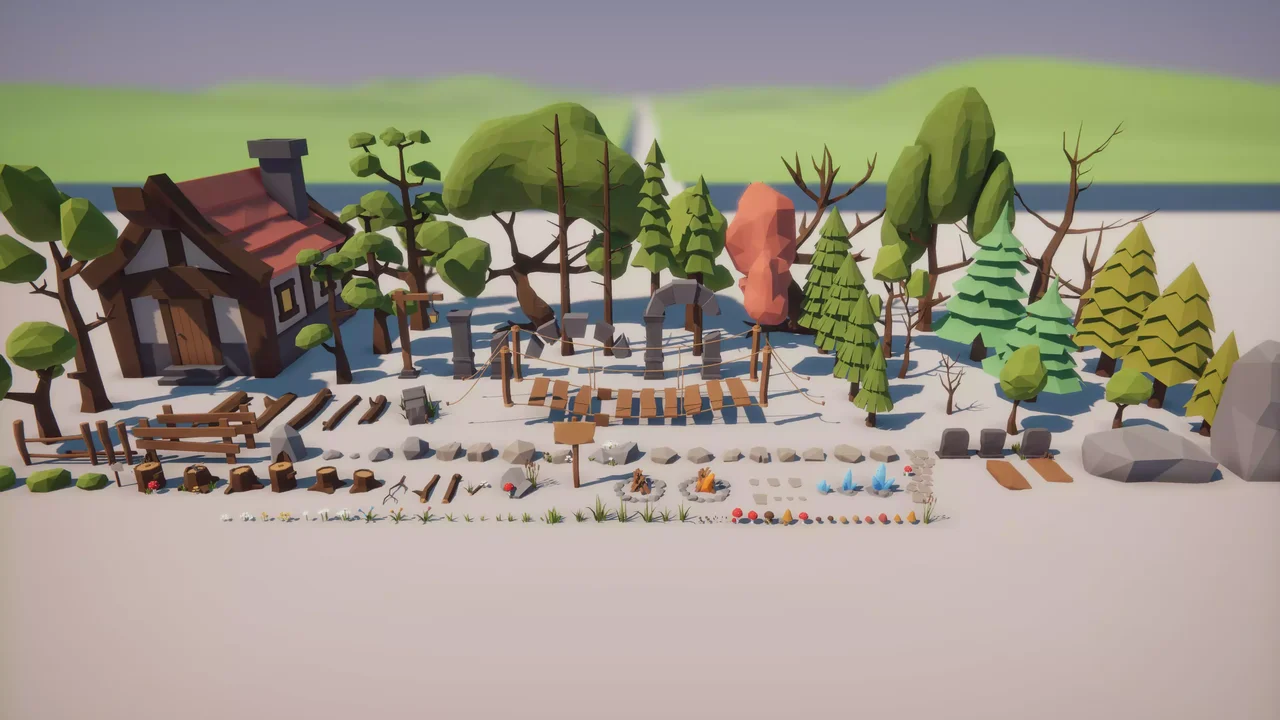 Low-Poly Nature Pack