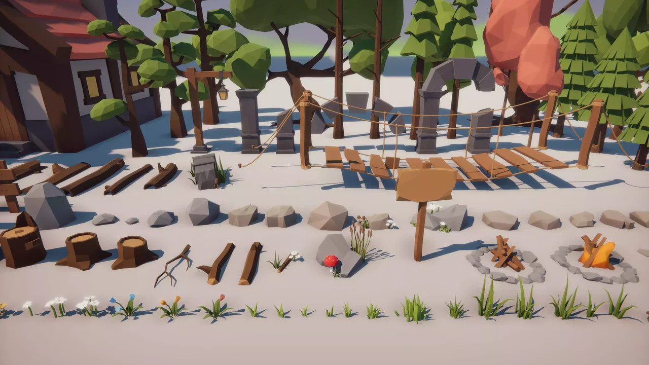 Low-Poly Nature Pack