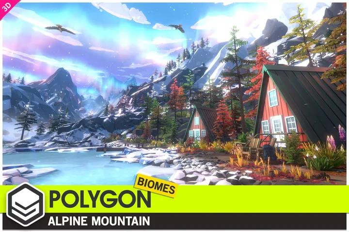 POLYGON - Alpine Mountain - Nature Biomes (URP)