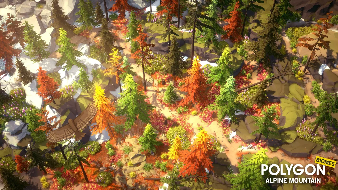 POLYGON - Alpine Mountain - Nature Biomes (URP)