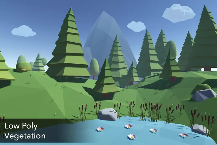 Low Poly Vegetation & Forest Pack