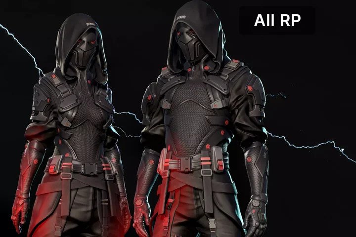 Stellar Rogue: Sci-Fi Characters