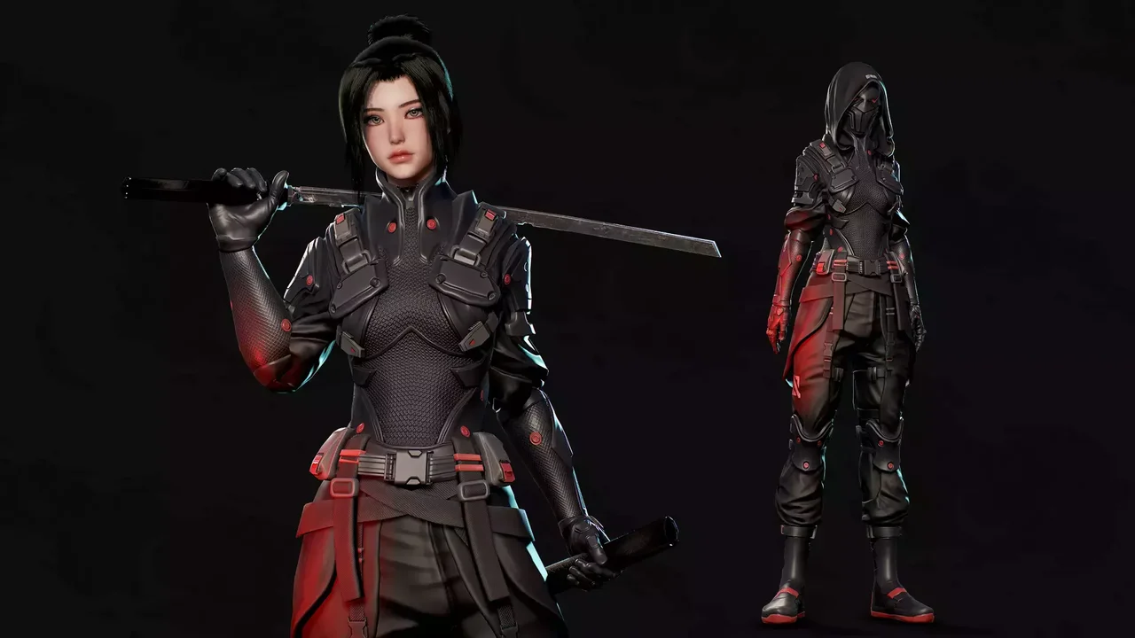 Stellar Rogue: Sci-Fi Characters